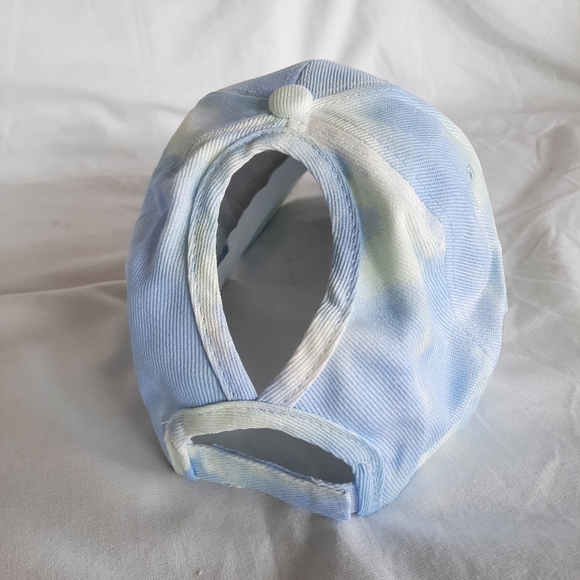 New! Tye Dye Pony Tail Hat - Picture 3 of 3
